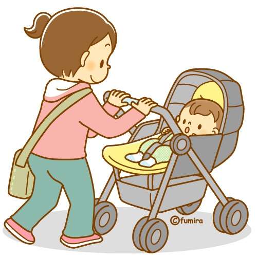 平日の赤ちゃんとのお出かけ