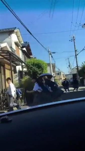 通学路に猛スピードの車、逃げ惑う生徒らの姿…車内から撮影の投稿動画　大阪府警が捜査 - 産経WEST