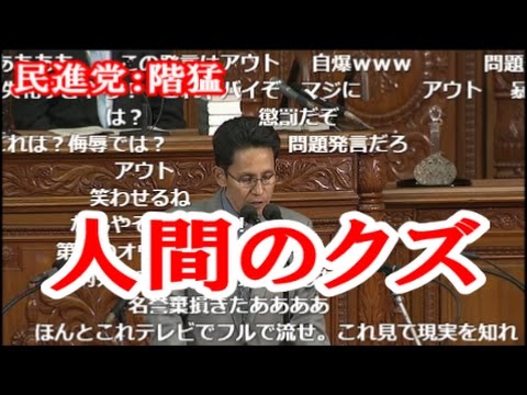 【胸糞注意】国会5/9 階猛　完全にアウト　「金田法務大臣がもう一つのオウム事件を起こしてる」 - YouTube