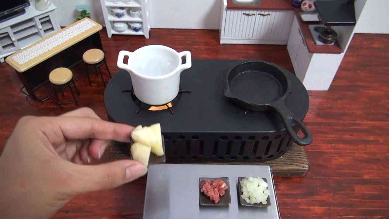Mini Food Croquette 食べれるミニチュア コロッケ - YouTube