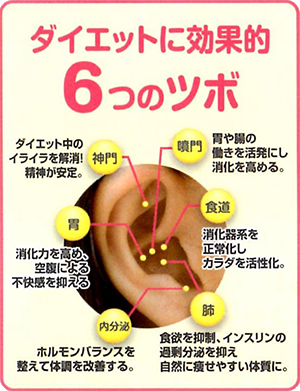 耳つぼダイエット‼