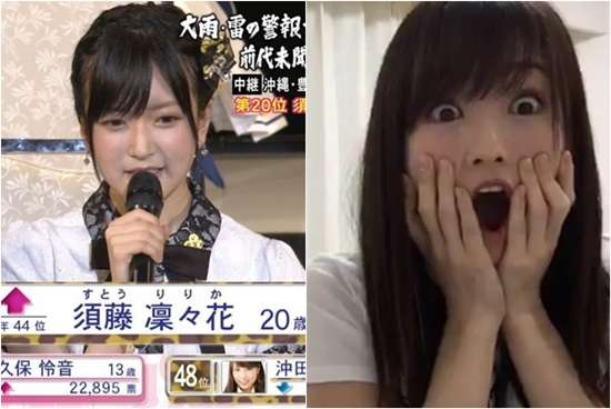 NMB須藤凜々花が壇上スピーチで結婚宣言「初めて人を好きに」総選挙中に衝撃発言