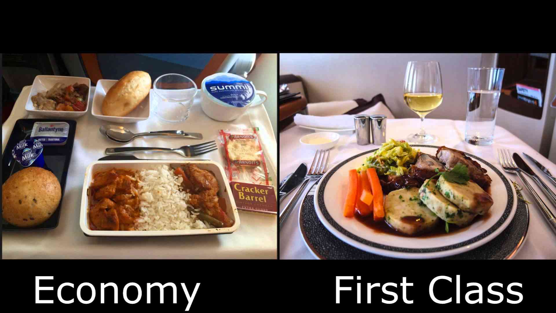 色んな機内食が見たい