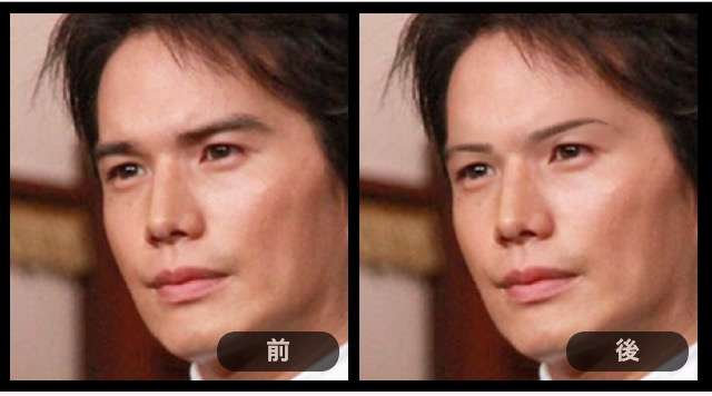 芸能人の眉毛の形を変えてみよう