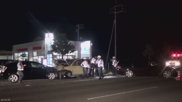花火見物帰りに交通事故 父親死亡 ８歳男児重体 佐賀 | NHKニュース