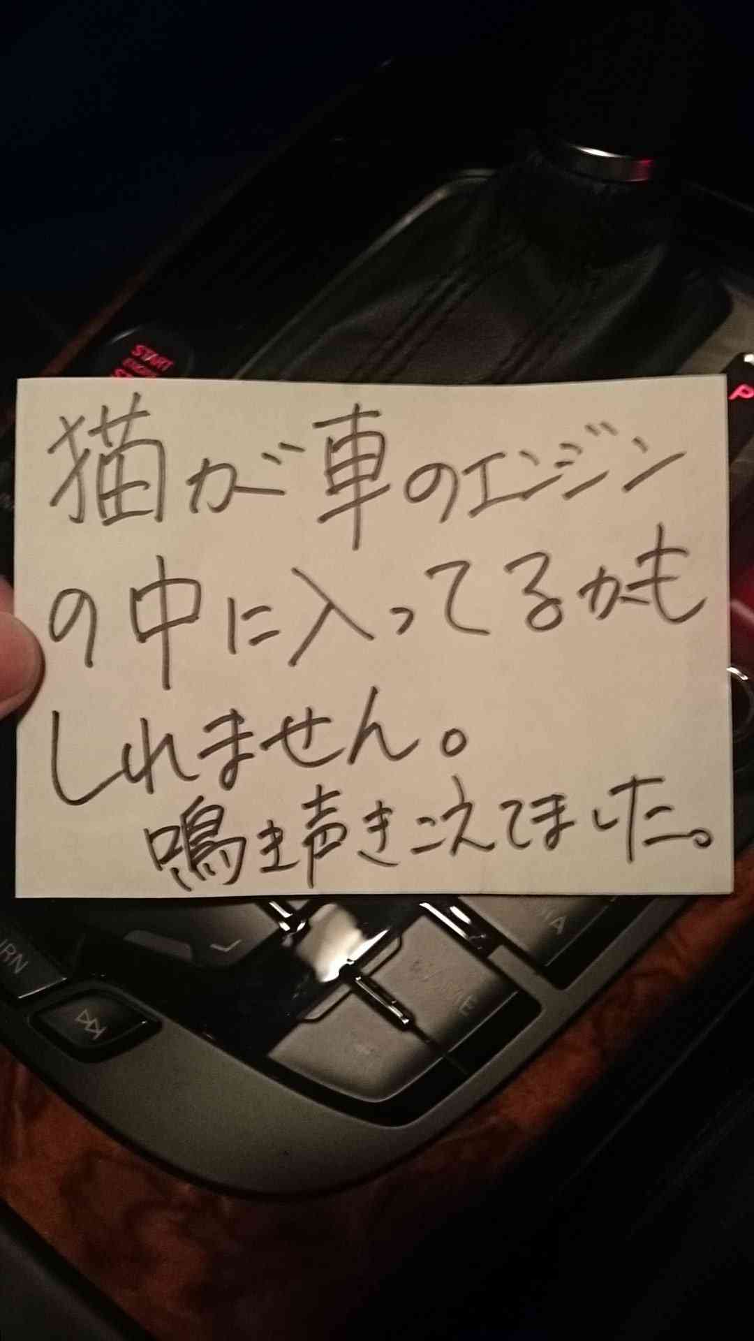 面白い置手紙などを貼るトピ