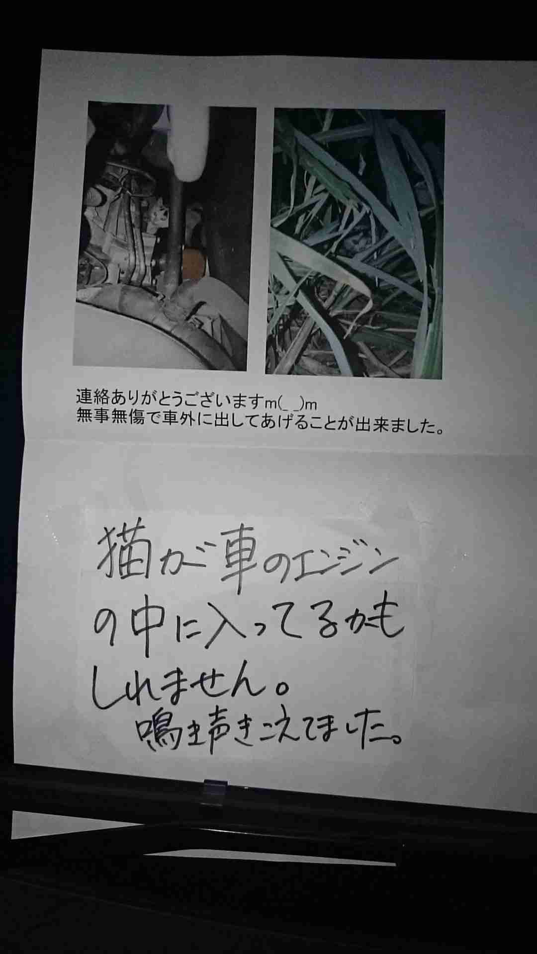 面白い置手紙などを貼るトピ