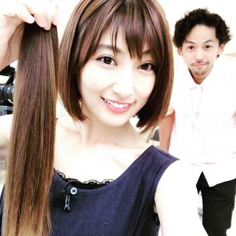熊田曜子 髪40cmバッサリ ヘアドネーションに念願の寄付 ガールズちゃんねる Girls Channel