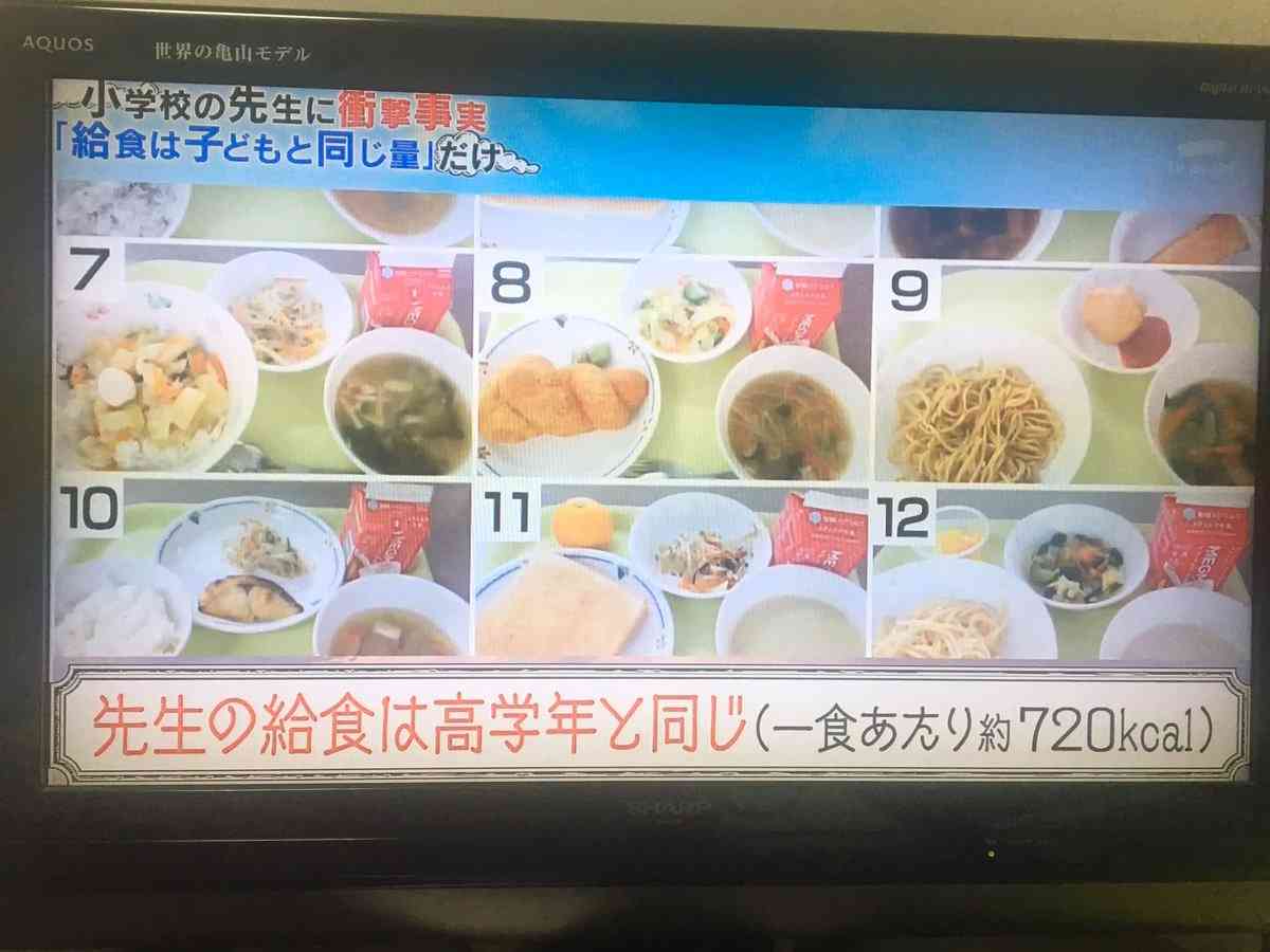 小学校の先生、5～6年生と同じ量　“給食の量が足りない”　有吉弘行「かわいそうじゃん！」