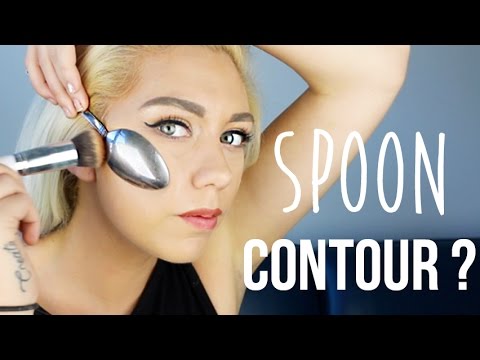 BEAUTY HACKS OR WACK? PERFECT SPOON CONTOUR - YouTube