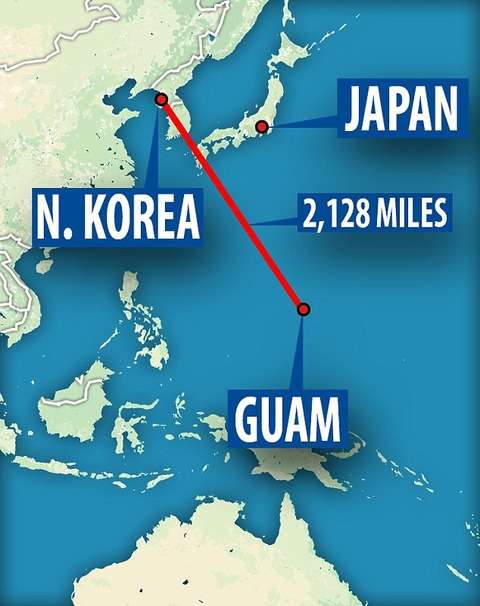 【北ミサイル】グアムの米戦略爆撃機、北朝鮮へ先制攻撃の準備整う　米NBCテレビ報道