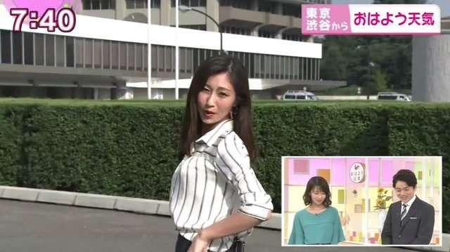 NHKお天気お姉さん、突然「ブルゾンちえみ」に変身も...スタジオ「スルー」で微妙な空気に