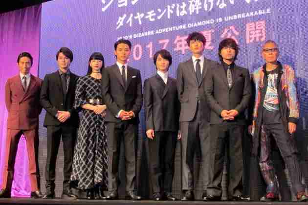 伊勢谷友介　『ジョジョ』メンバー集結も「こいつらとの舞台挨拶はハラハラする」