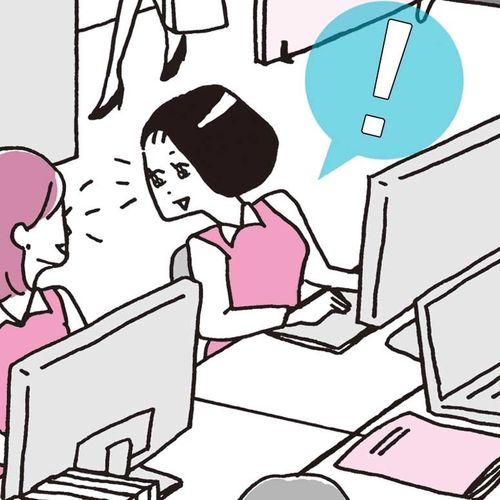 会社にいるいる！｢姿勢ワル子｣のここがダメ