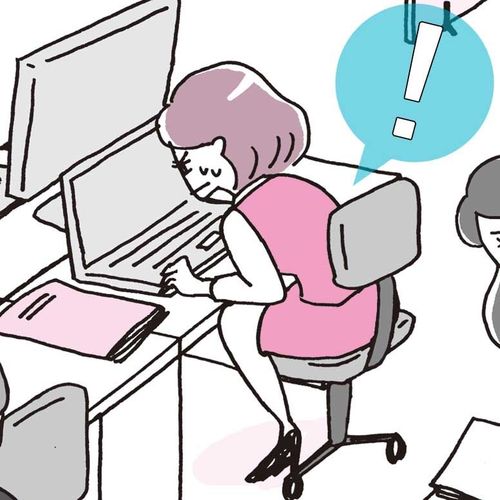 会社にいるいる！｢姿勢ワル子｣のここがダメ