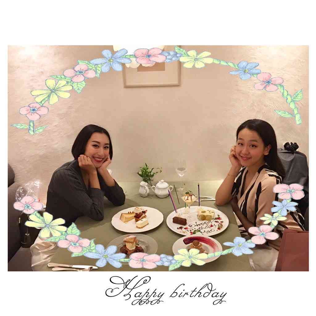 浅田舞＆真央姉妹、初の“サシ飲み”　真央さん誕生日、2人きりで祝う