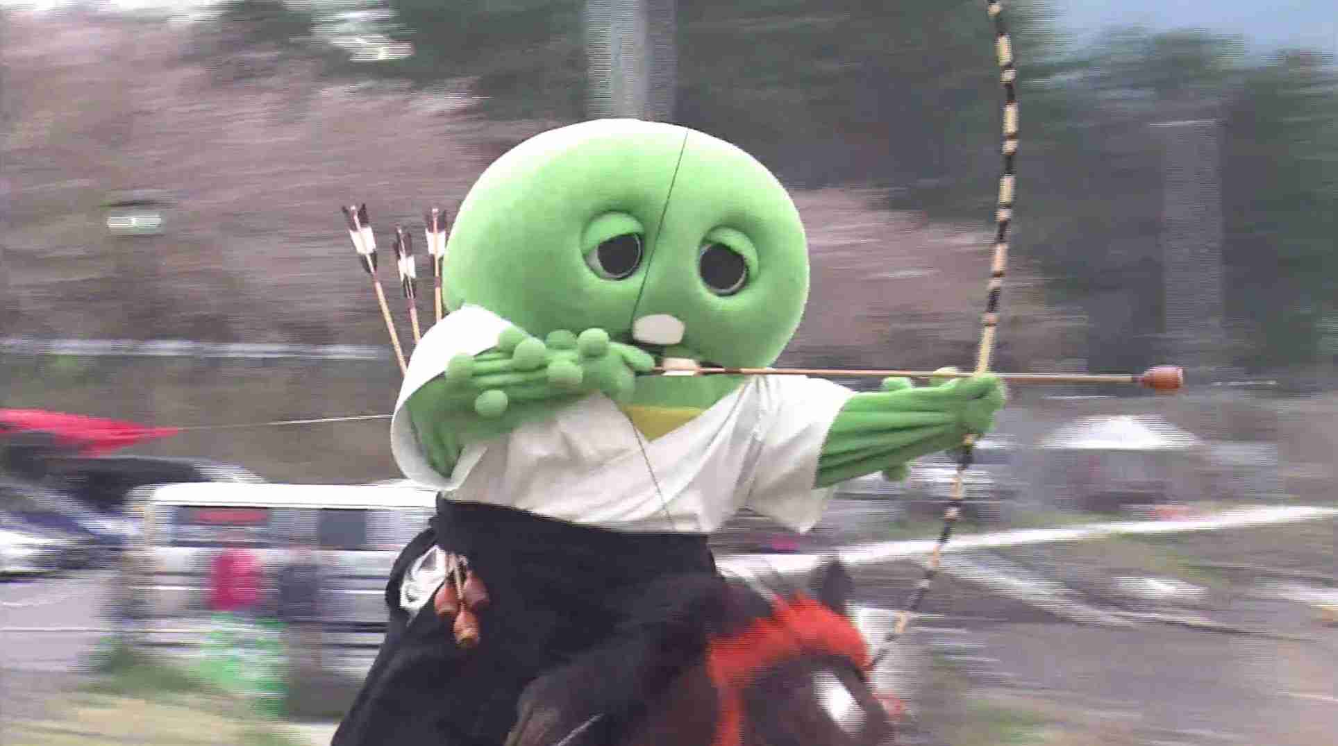 神戸市消防局の特別隊長「ガチャピン」の防火啓発動画が再生350万回超