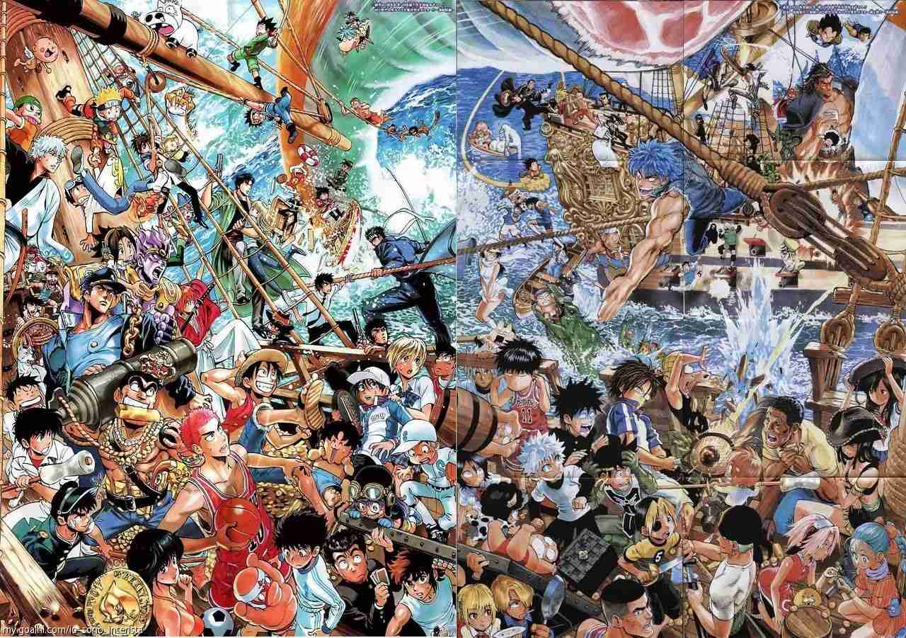 漫画の好きなカラー、扉絵