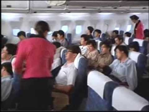 映画「真由美」より　大韓航空機爆破シーン　韓国版 - YouTube