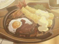 漫画やアニメに出てくる美味しそうな食べ物の画像を貼りましょう