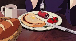 漫画やアニメに出てくる美味しそうな食べ物の画像を貼りましょう