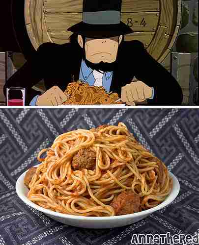 漫画やアニメに出てくる美味しそうな食べ物の画像を貼りましょう