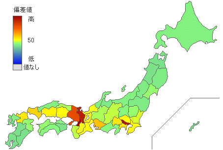 在日韓国・朝鮮人（15歳未満） [ 2013年第一位 大阪府 ]／都道府県別統計とランキングで見る県民性