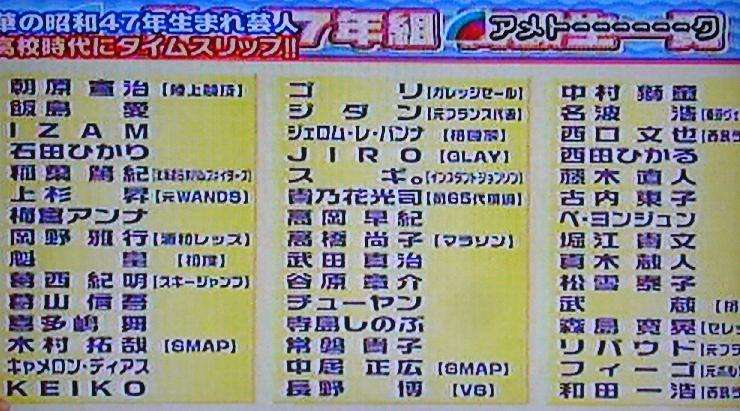 アメトーク～華の47年組 - 月に魅せられて②