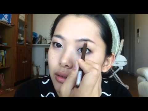 一重まぶたのナチュラルメイク/how to my natural make up - YouTube