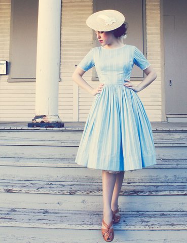 レトロなファッションが好き