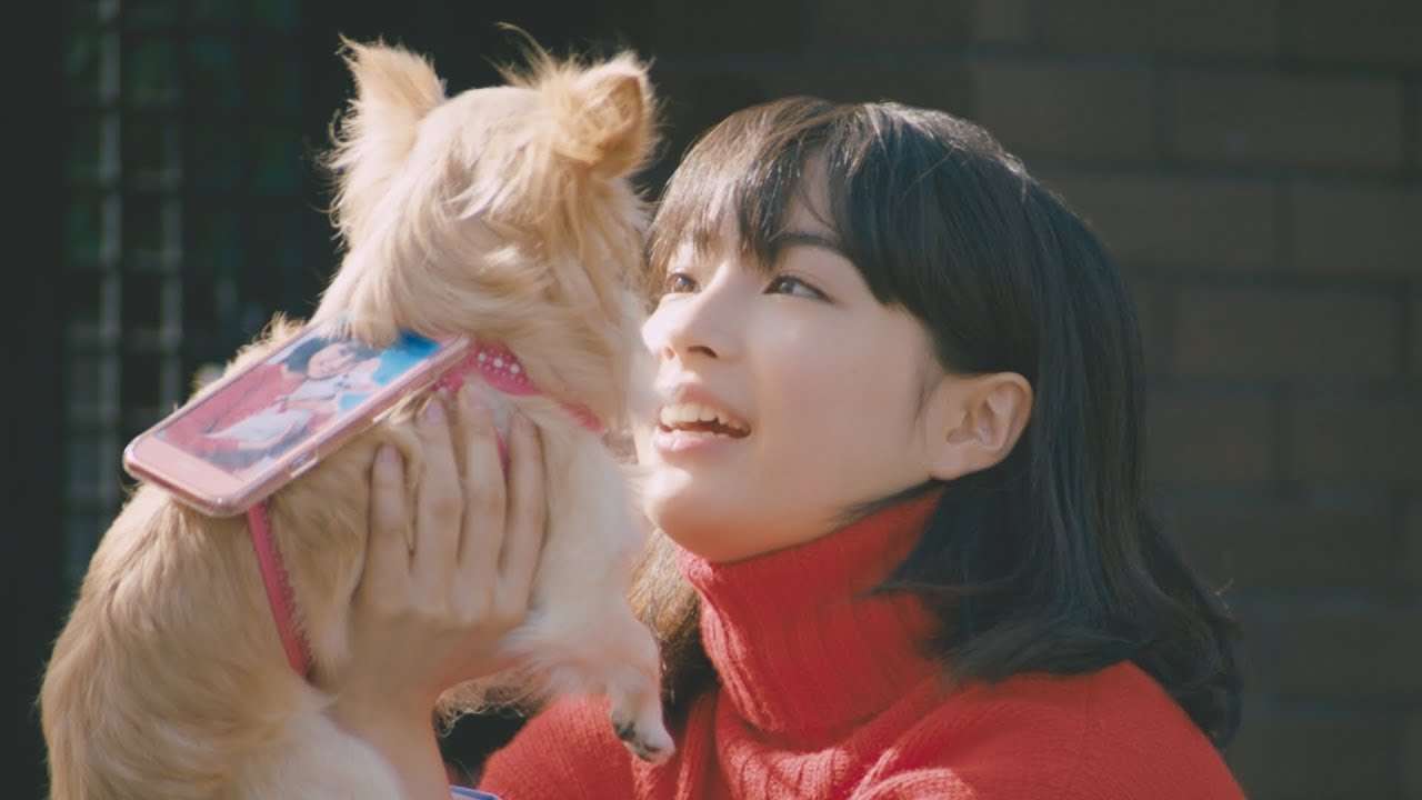 広瀬すず 戌年に犬とつくる年賀状｜フジカラー写真年賀状 - YouTube