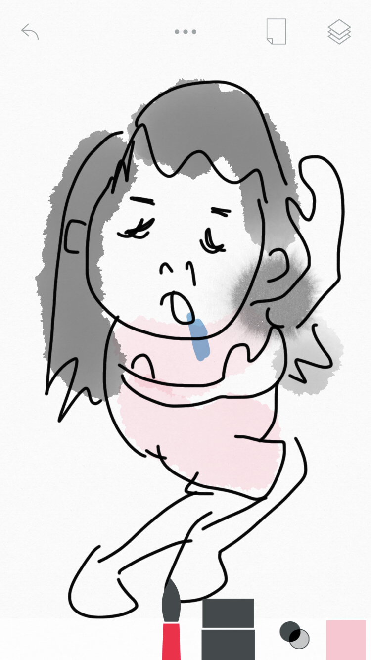 自分の寝顔披露！