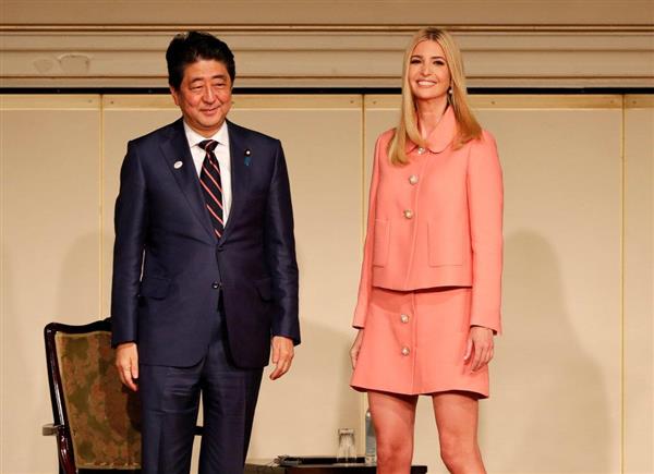 安倍首相、女性支援のイバンカ氏基金に57億円拠出を表明