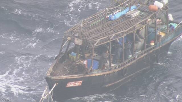 北朝鮮の木造船の乗組員ら6人 入管難民法違反の疑いで強制退去へ