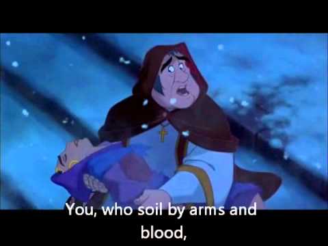 Les cloches de Notre Dame- English translation - YouTube