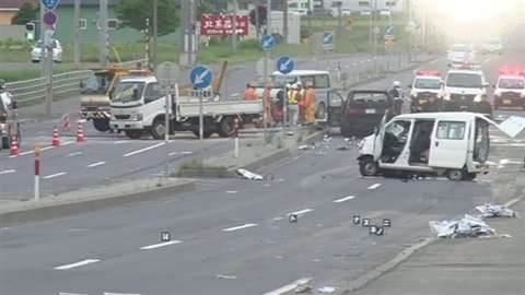 北海道 一家5人死傷事故、20代男をひき逃げ容疑で逮捕へ