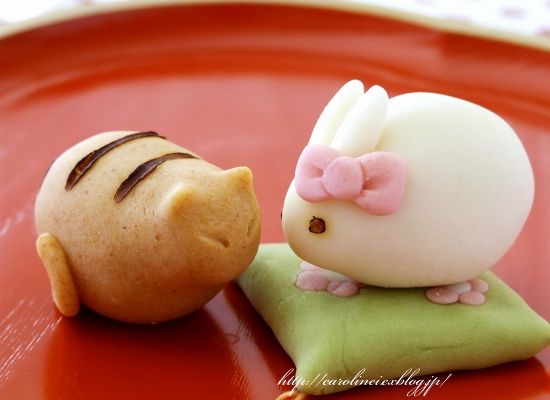美しい和菓子の画像