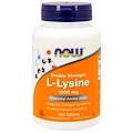 Now Foods, L-リジン、1,000 mg、100錠 - iHerb.com