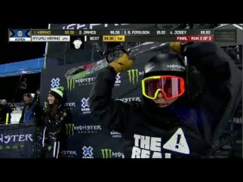 2018年1月29日　驚愕！！スノボ　平野歩夢がＸゲームで99点をマーク！！ スーパーパイプで２度目の優勝！！！ - YouTube