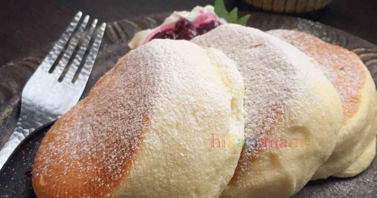 幸せのパンケーキ風♪ふわふわパンケーキ♡ by ひかりママ622 【クックパッド】 簡単おいしいみんなのレシピが283万品