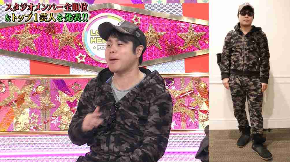 【画像】『ロンハー 芸人私服グランプリ』でノンスタ井上裕介が最下位に決定　ランキング1位はパンサー菅