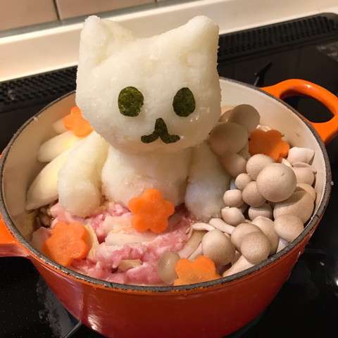 ひたすら猫鍋画像。