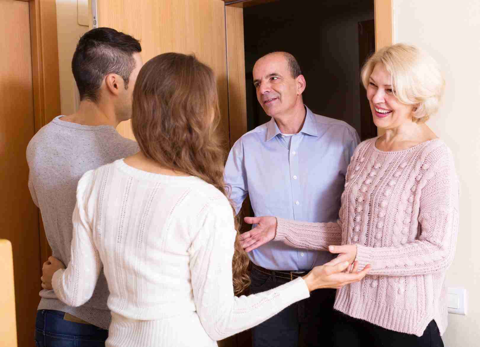 義父母と会ったときの会話