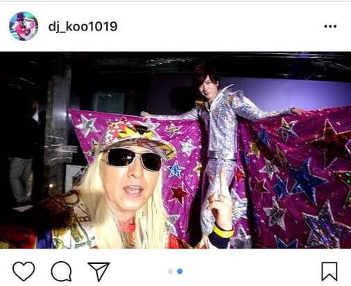 DAIGOの“ド派手すぎる”誕生日会衣装の写真をDJ KOOが公開