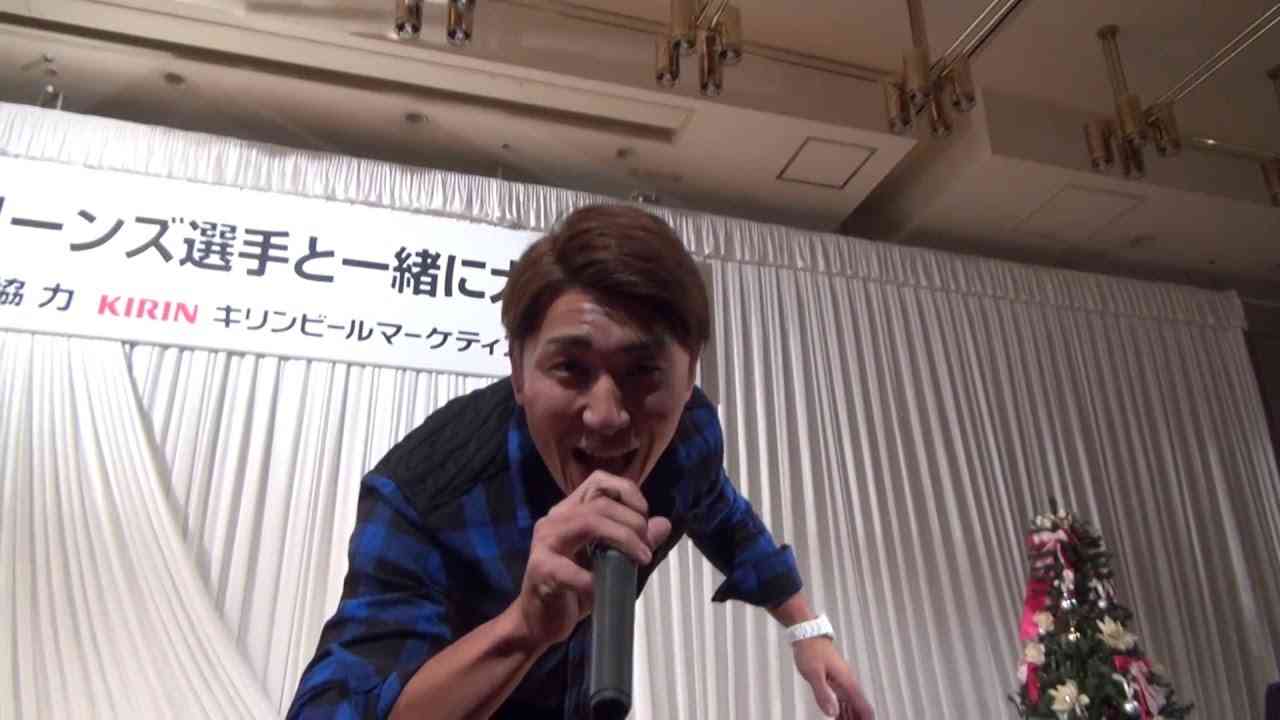 2012 12 16 千葉ロッテマリーンズ 細谷圭 Dreamin’を歌う - YouTube