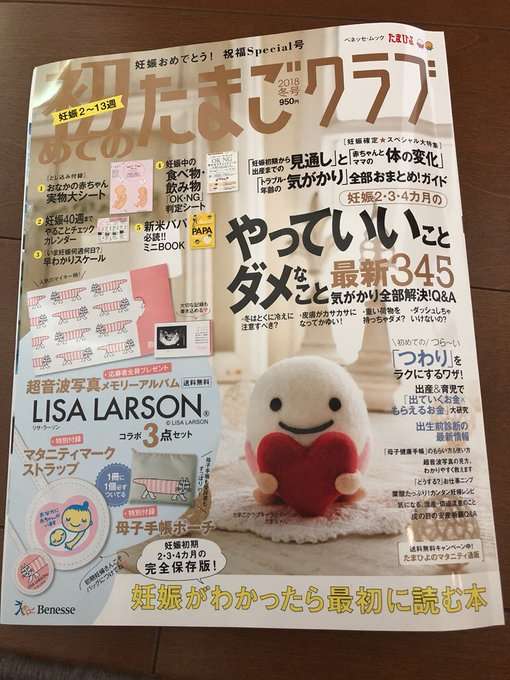これが『妊婦マーク』?- 見せられても分からない 雑誌の付録のマタニティマークストラップ
