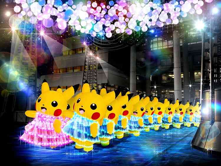 今年は夜も大行進！1500匹以上が登場する「ピカチュウ大量発生チュウ！」横浜で - コミックナタリー