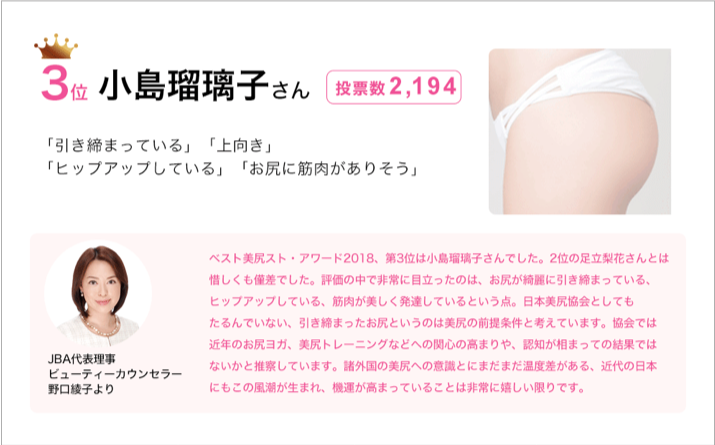 ＜ベスト美尻スト2018＞男女1万2000人が選んだ「美尻女性芸能人」は意外なアノ人