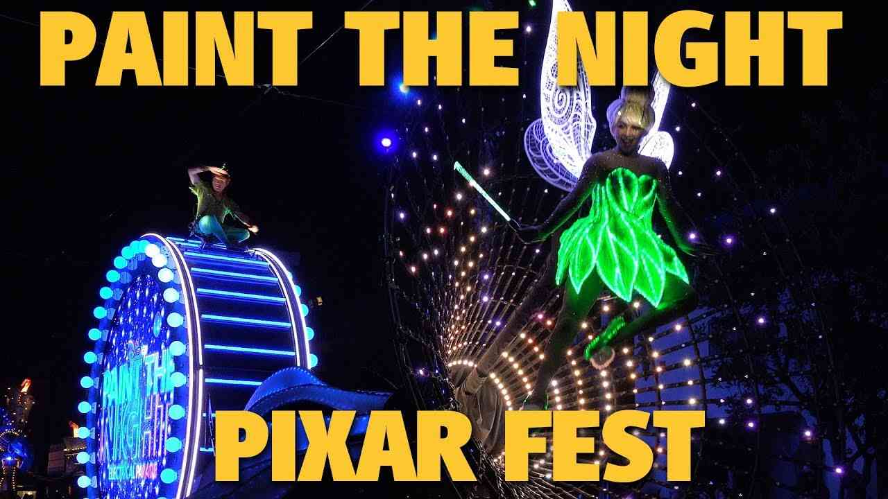 4K Paint the Night Parade | Pixar Fest | Disney California Adventure - YouTube