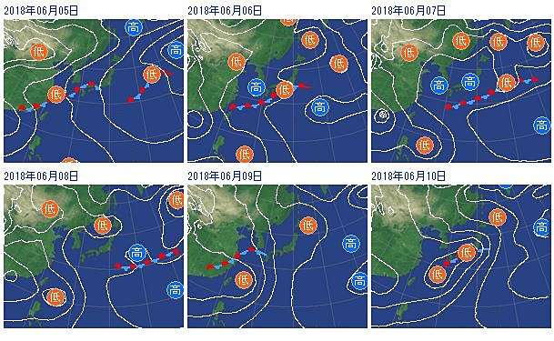 今週中頃　いよいよ東日本でも梅雨入りか(日直予報士 2018年06月03日) - 日本気象協会 tenki.jp